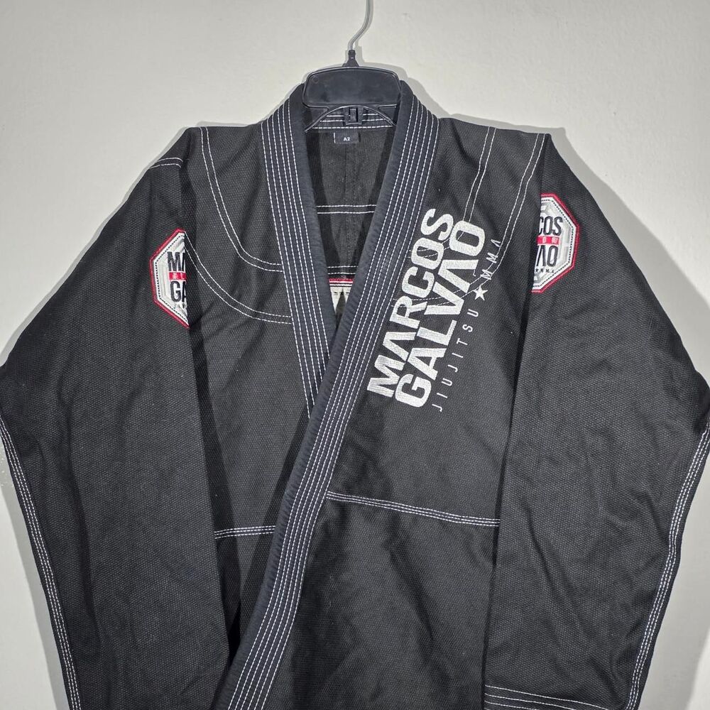 Black & white Marcos Galvão MMA 'JIUJITSU Suit with pants included